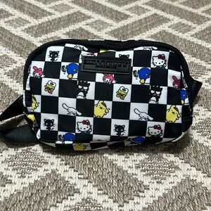 Hello Kitty and Friends Black and White Checkered Character Crossbody/Fanny Pack